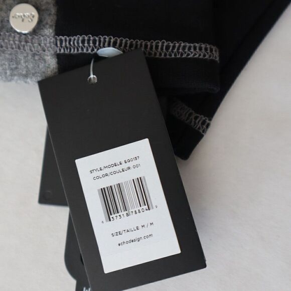 Echo EG0137 001 Women's Sz Medium Black Nylon Cashmere Blend Touch Gloves - Picture 4 of 5